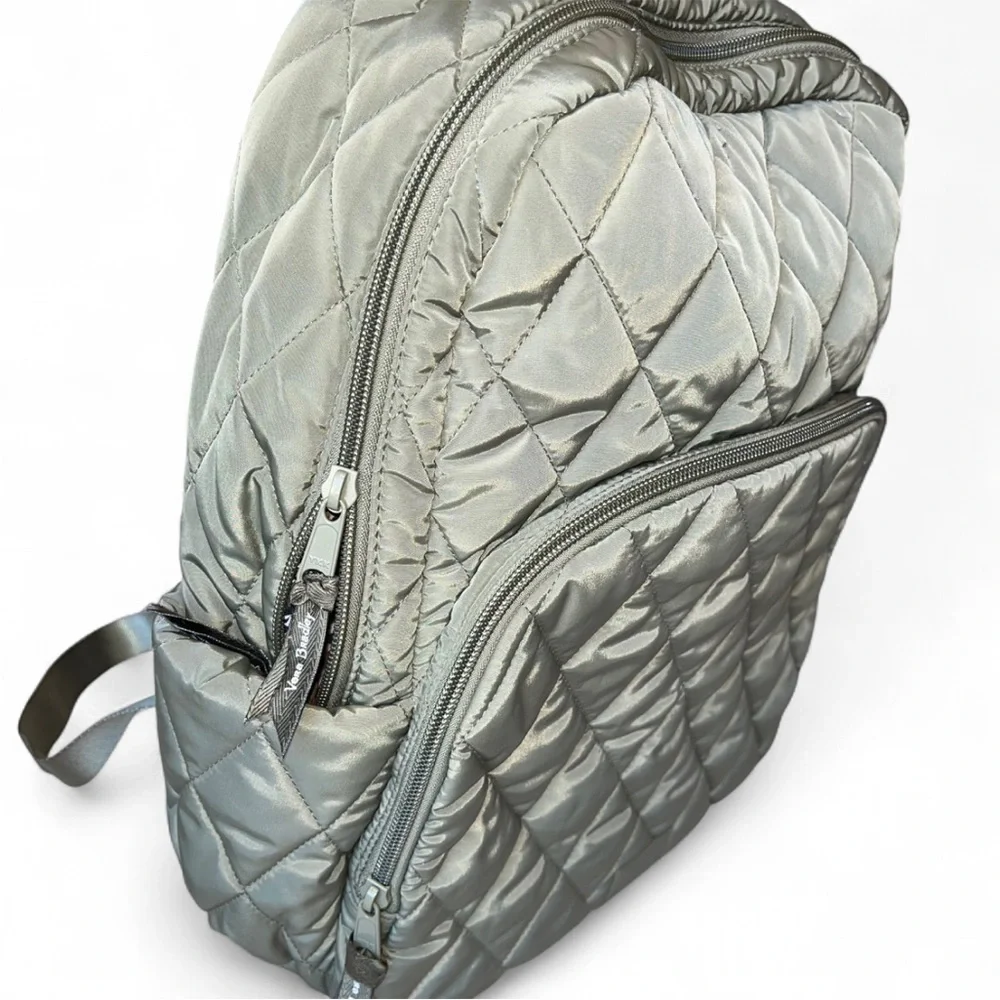 Vera Bradley Green Quilted Backpack